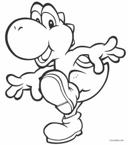 Printable Yoshi Coloring Pages For Kids Cool2bKids