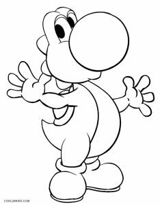 Printable Yoshi Coloring Pages For Kids Cool2bKids