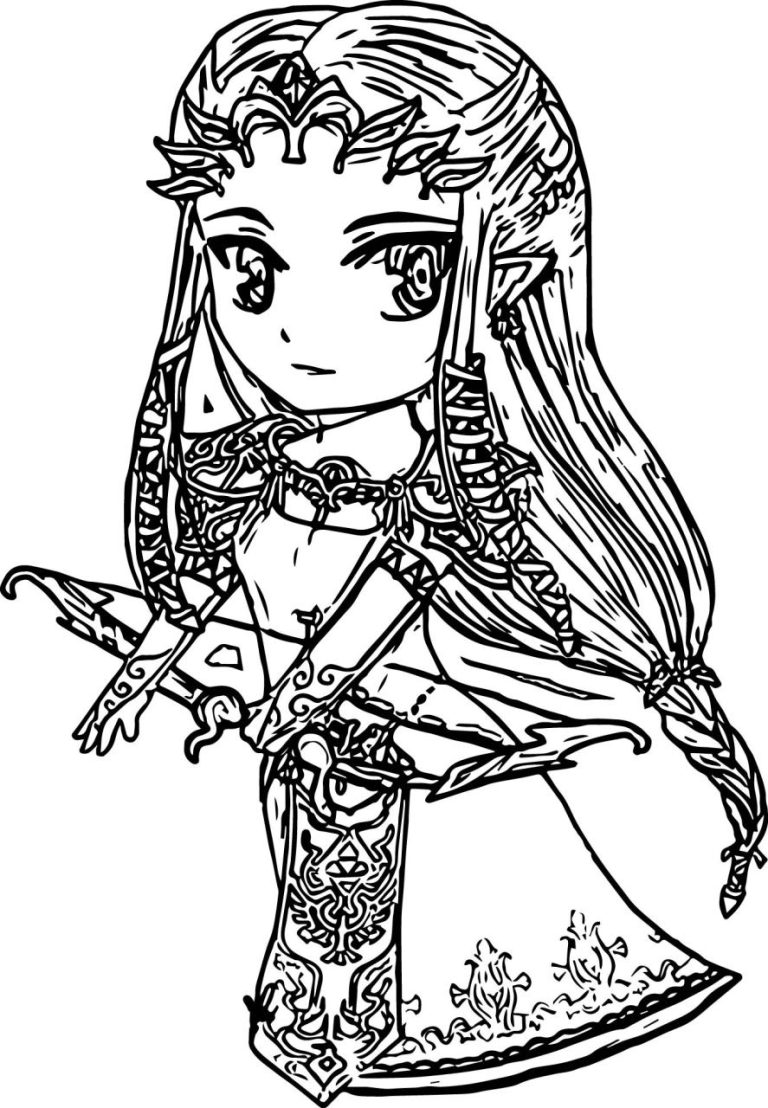 Zelda Colouring Pages To Print