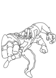 Four Arms From Ben 10 Omniverse Coloring Page Download & Print Online