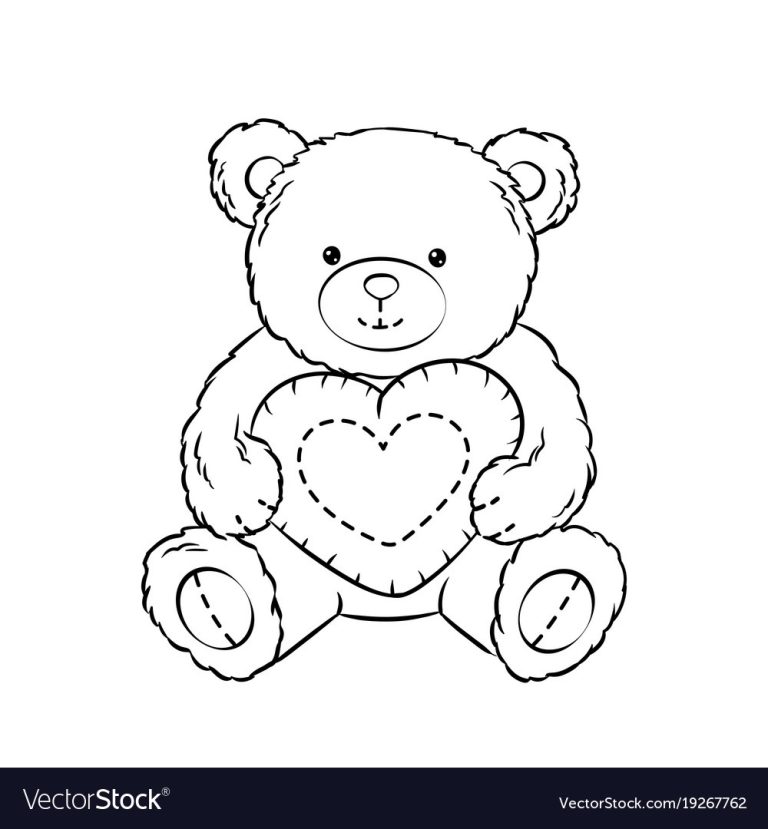 Teddy Bear Coloring Pages Pdf