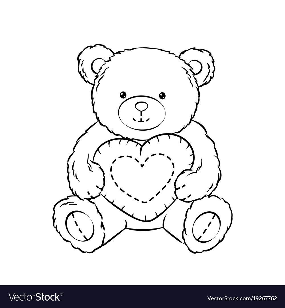 Download 331+ Toys And Dolls Teddy Bear Coloring Pages PNG PDF File