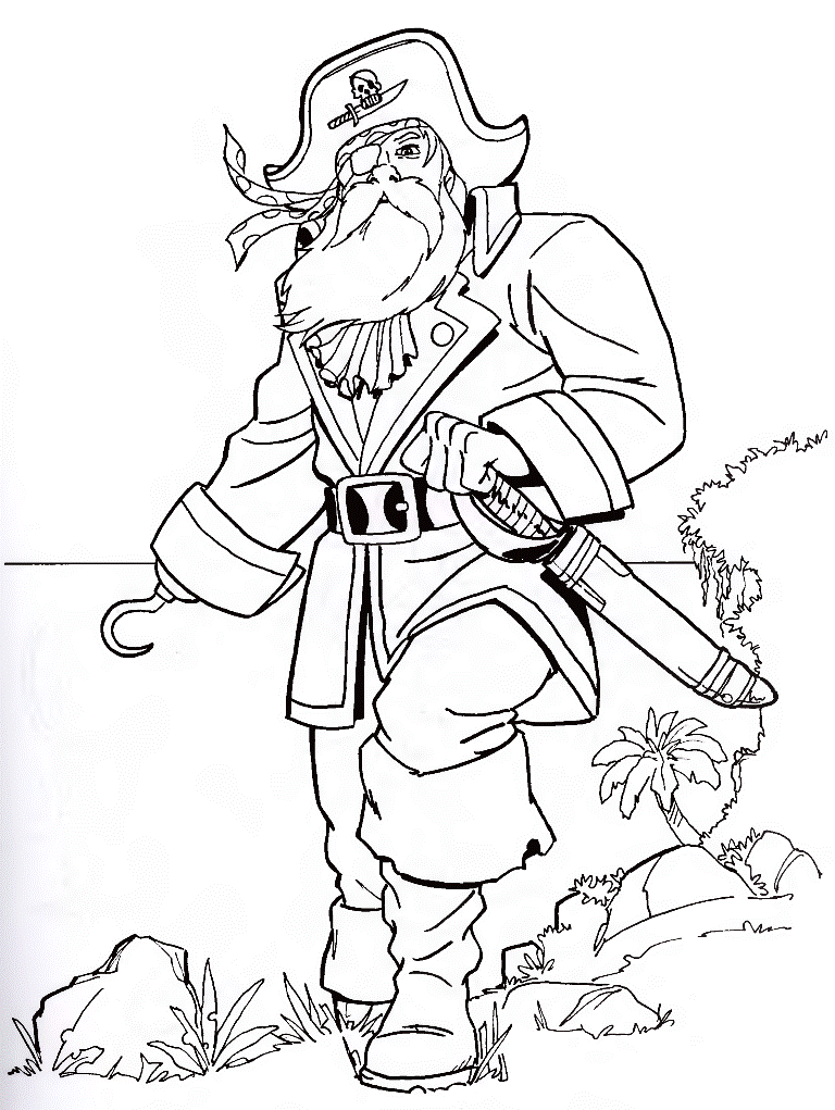 Coloring Pages Of Pirates Coloring Home