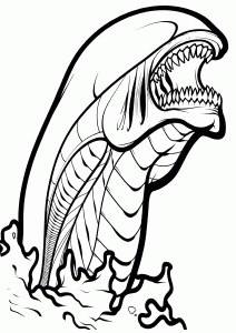 Alien coloring pages Coloring pages to download and print