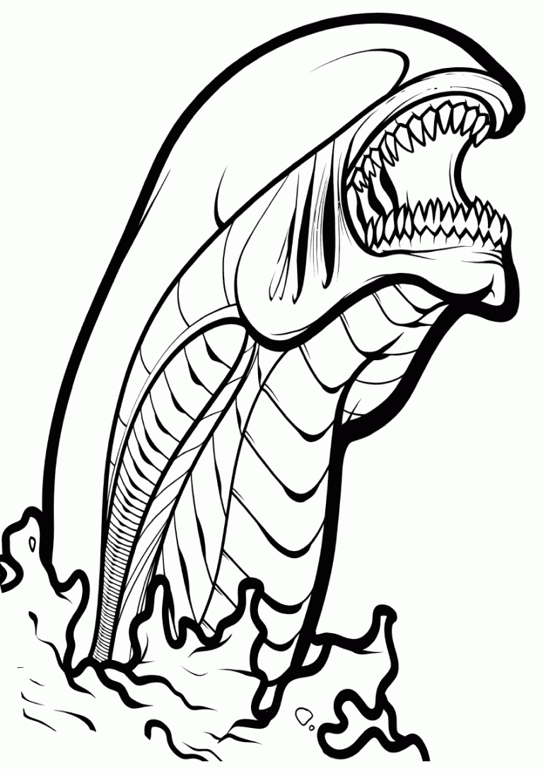 Aliens Coloring Pages Free Printable