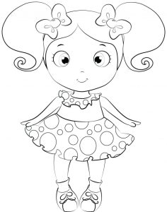 American Girl Doll Coloring Pages at Free printable