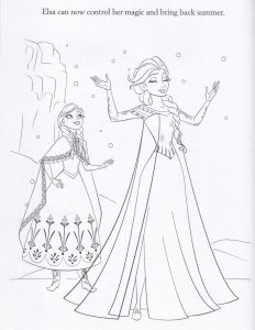 Disney FROZEN Coloring Pages Lovebugs and Postcards