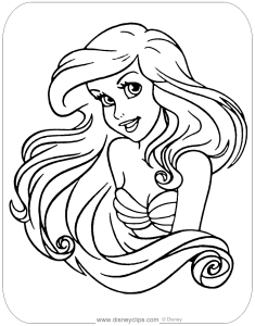 The Little Mermaid Coloring Pages 2