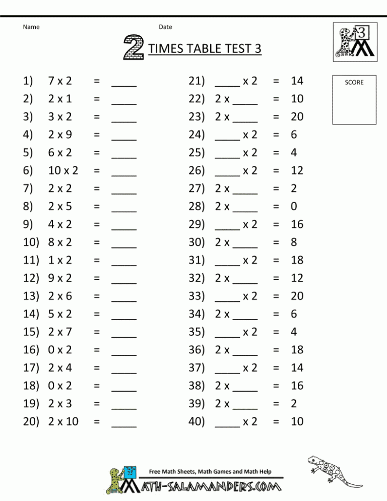 Third Grade Grade 3 Worksheets Math