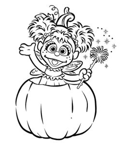Free Download Abby Cadabby Coloring Pages