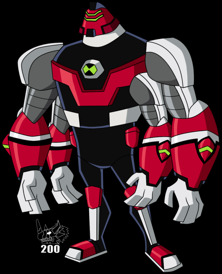 Ben 10 Coloring Pages Four Arms