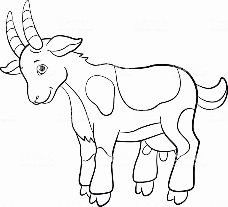 Coloring Pages Of Goats