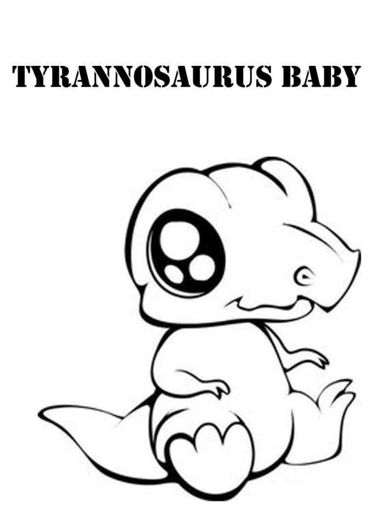 Dinosaur Coloring Pages For Toddlers
