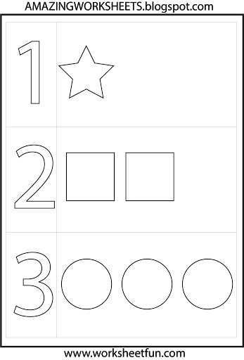 Printable Early Childhood Worksheets For Toddlers Age 2