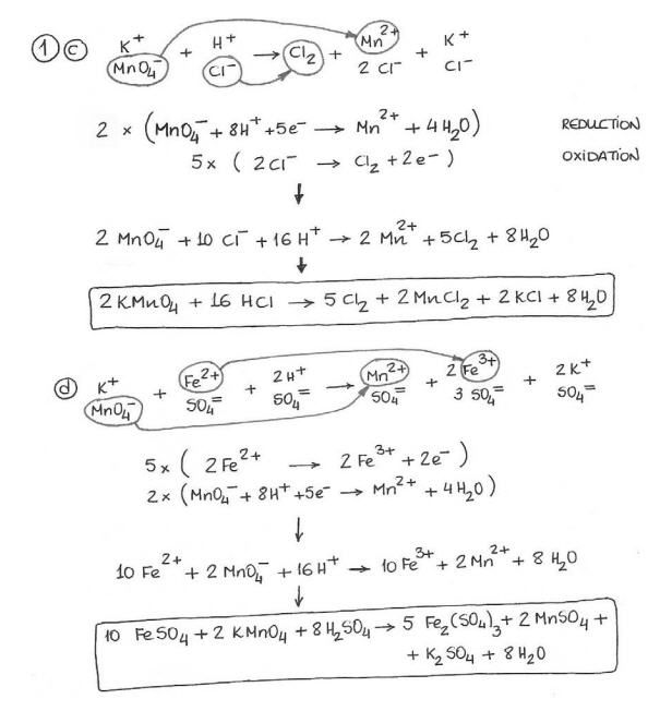 Recognizing Redox Reactions Worksheet Answers