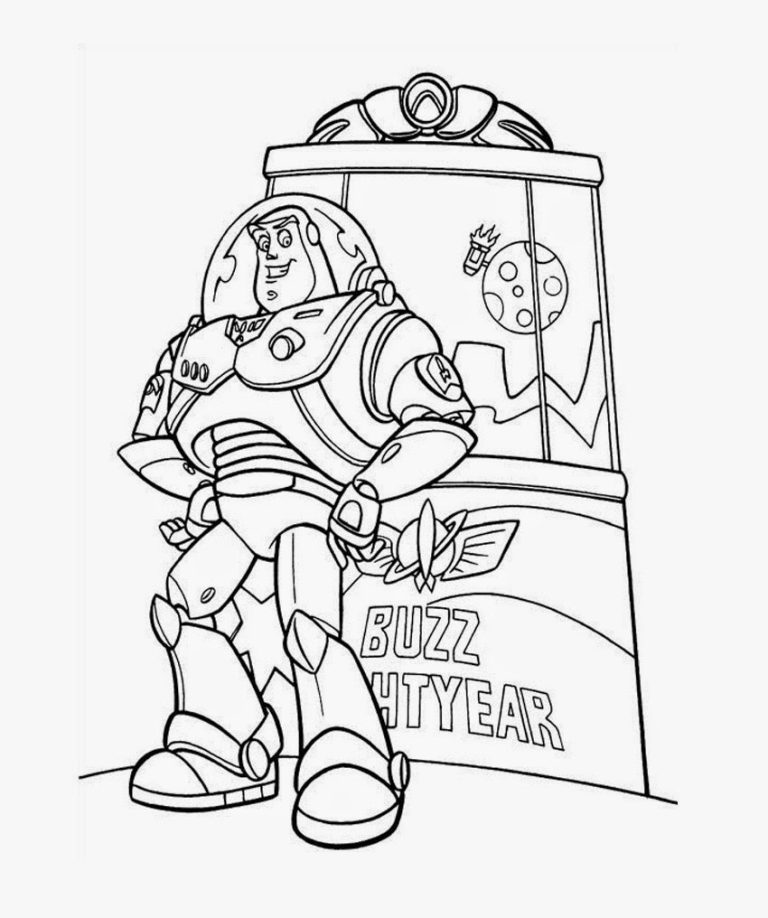Coloring Pages Buzz Lightyear