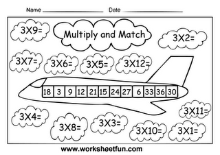 5th Grade Fun Multiplication Worksheets