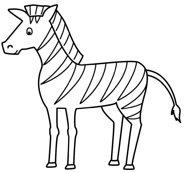 Coloring Pages Of Zebras