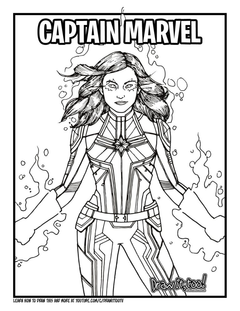 Marvel Coloring Page
