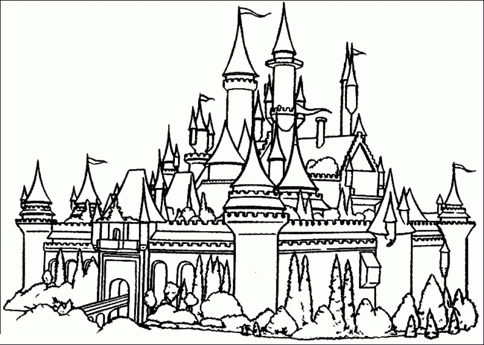 20+ Free Printable Castle Coloring Pages