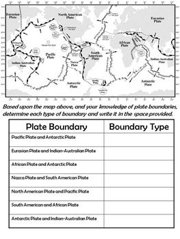 Plate Tectonics Activity Worksheet Pdf