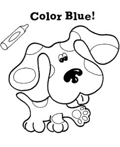Blues clues, Coloring and Coloring pages on Pinterest