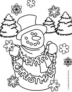 Christmas Coloring Page 2 Coloring Page « Crafting The Word Of God