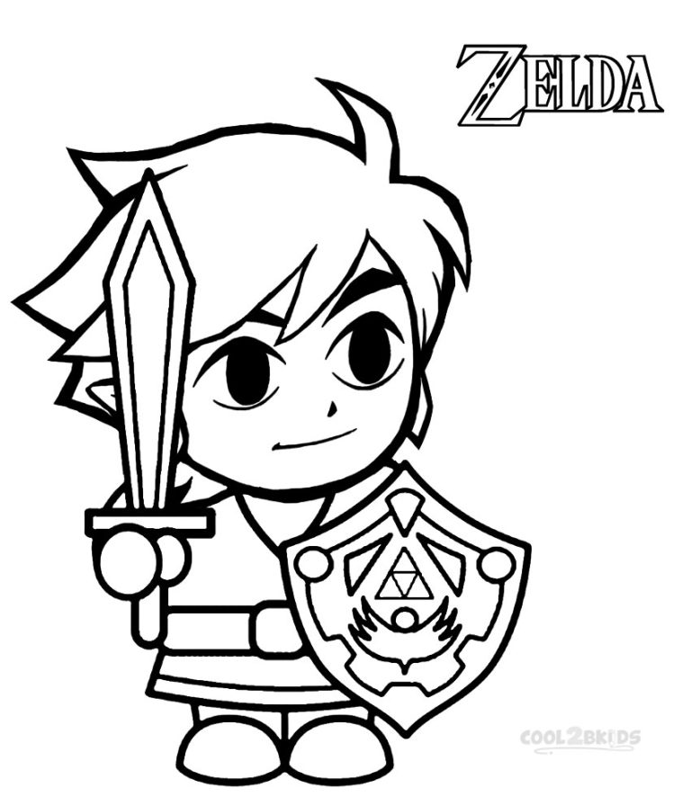 Zelda Coloring Pages Breath Of The Wild