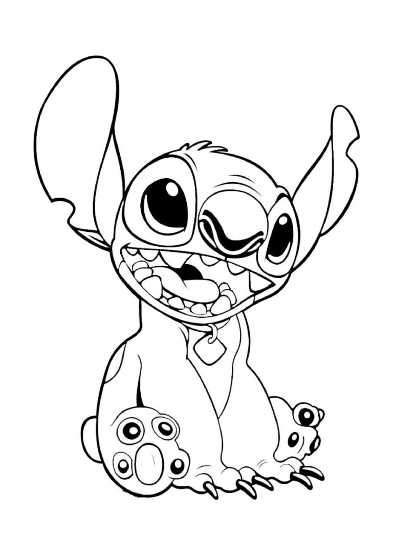 Stich Coloring Page