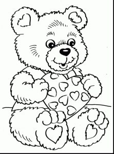 Teddy Bear Coloring Pages Free Printable Free Printable