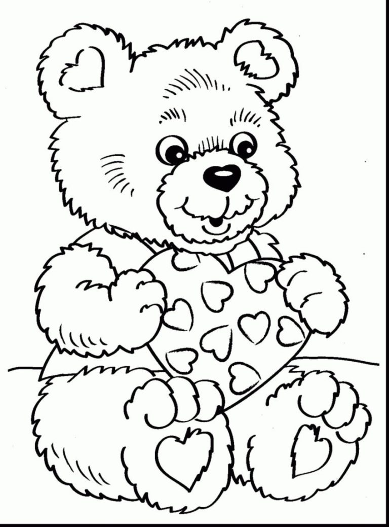 Coloring Pages Of Teddy Bears