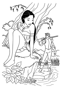 Pocahontas 131351 (Animation Movies) Printable coloring pages