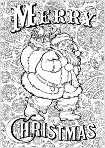 12 Adult Christmas Coloring Pages Happy Christmas New Year Greetings
