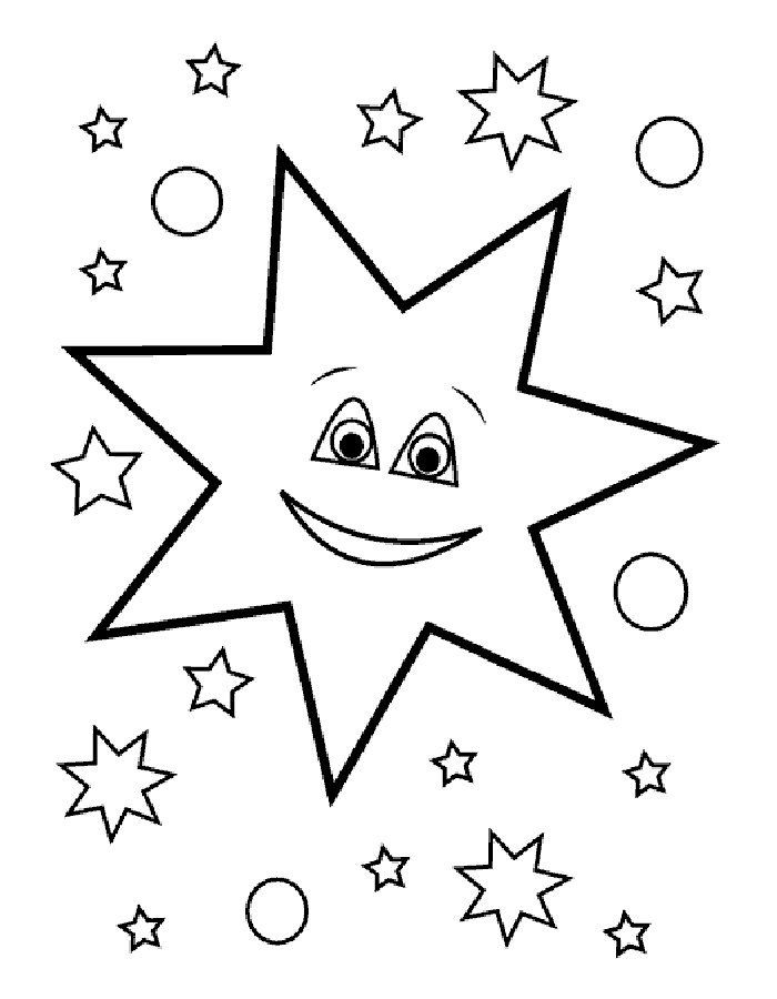 Star Coloring Pages Free