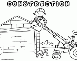 Construction coloring pages Coloring pages to download and print