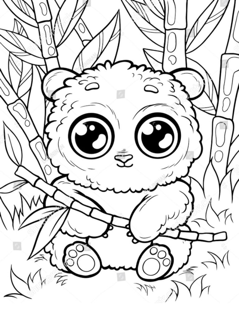 Cutest Animal Coloring Pages