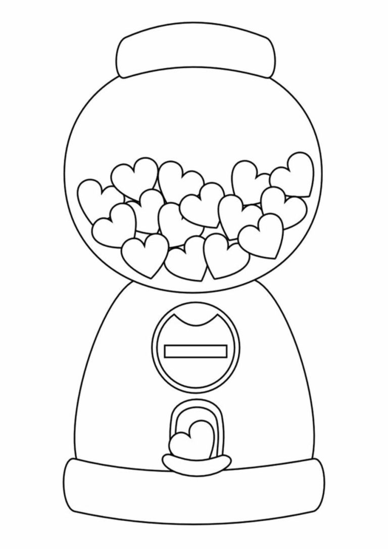 Easy Cute Colouring Pages