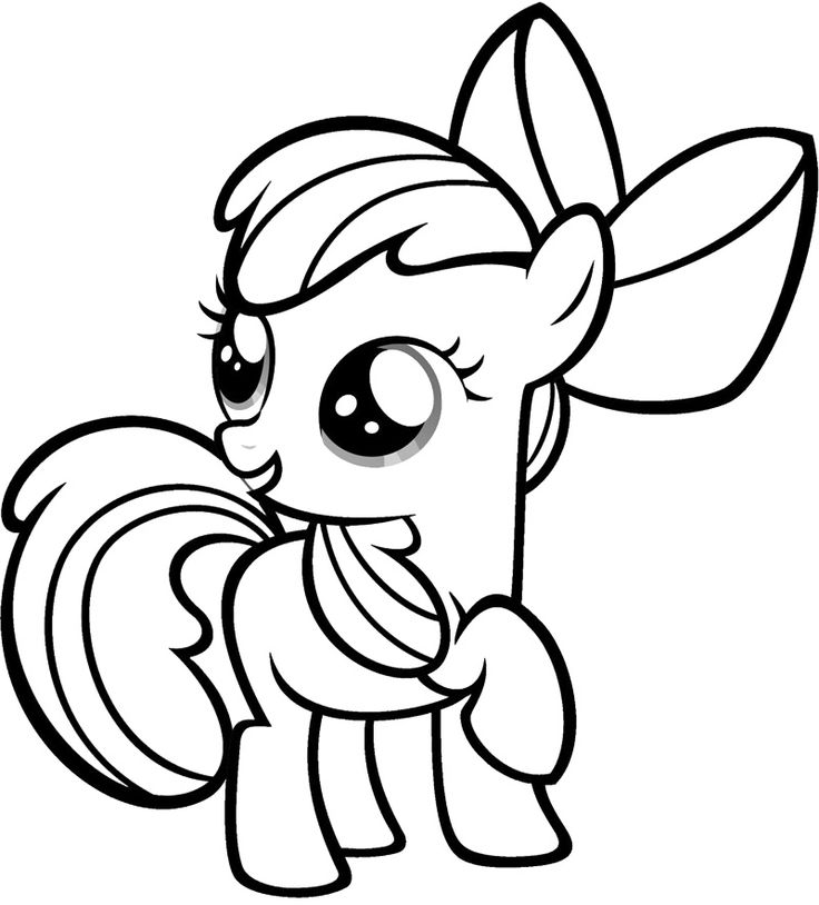 Baby My Little Pony Coloring Page Stuff for Kahlan Pinterest