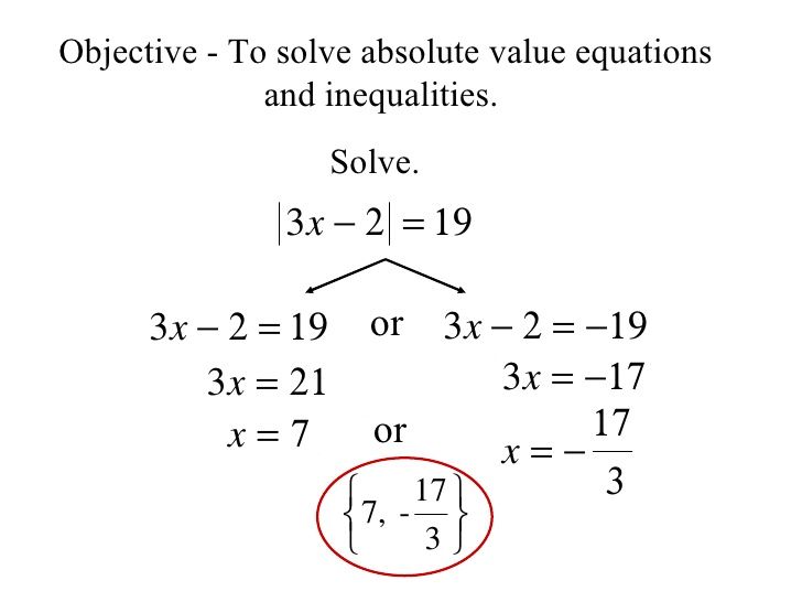 Algebra 2 Solving Absolute Value Equations And Inequalities Worksheet Answer Key