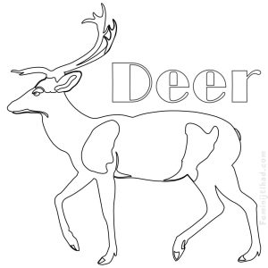 Deer Antler Coloring Pages at GetDrawings Free download