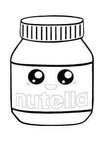 Kawaii Nutella coloring page Free kids coloring pages, Toy story