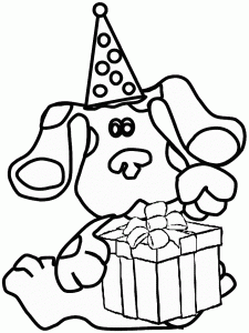 Blues Clues Birthday Birthday coloring pages, Blues clues coloring