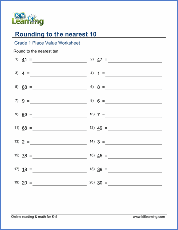 K5 Learning Free Printable Worksheets