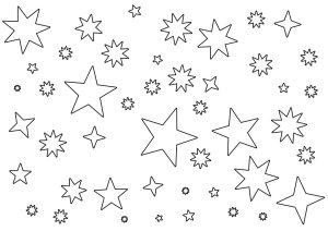 Stars Coloring Pages Coloring Home