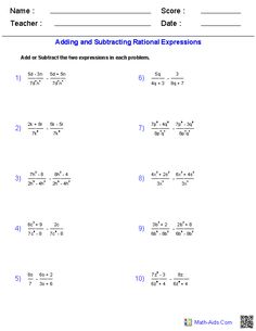 Rational Exponents Worksheet Pdf With Answers
