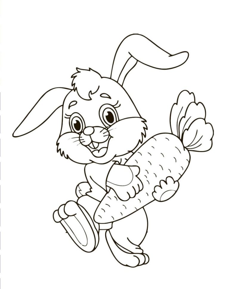 Coloring Pages Easter Bunny