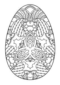 Easter egg Coloring pages for you
