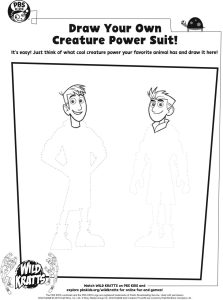 Creature Power Printable Wild Kratts Coloring Pages Askworksheet