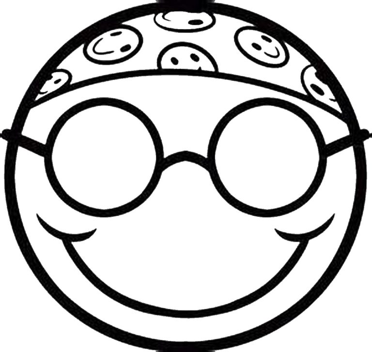 Emoji Coloring Pages Smiley