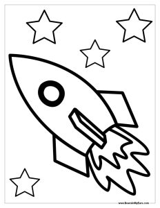 Free rocket ship coloring pages with archives